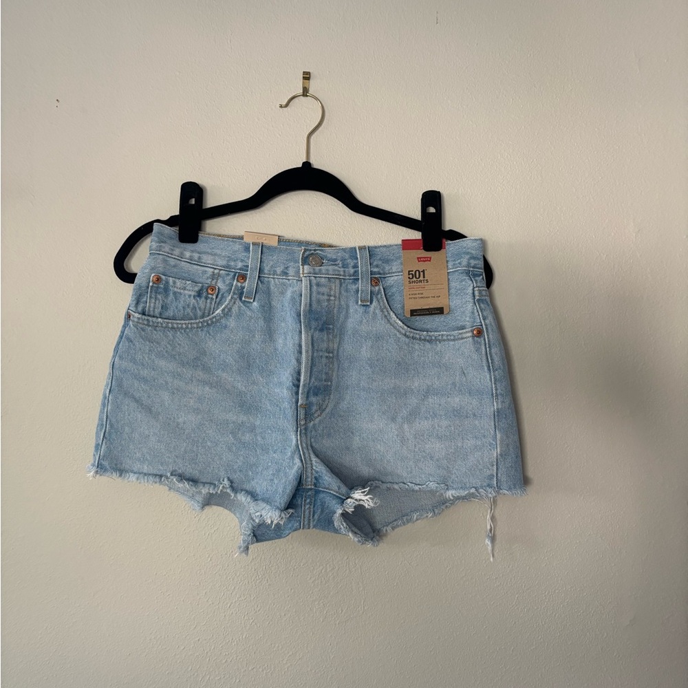 Levi's Women's Classic Light Blue Jean Shorts